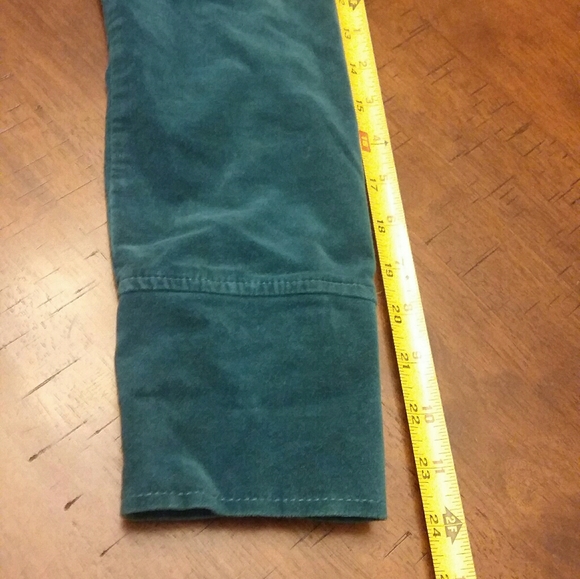 Copper Key Teal Velvet Cropped Jacket - Picture 9 of 12